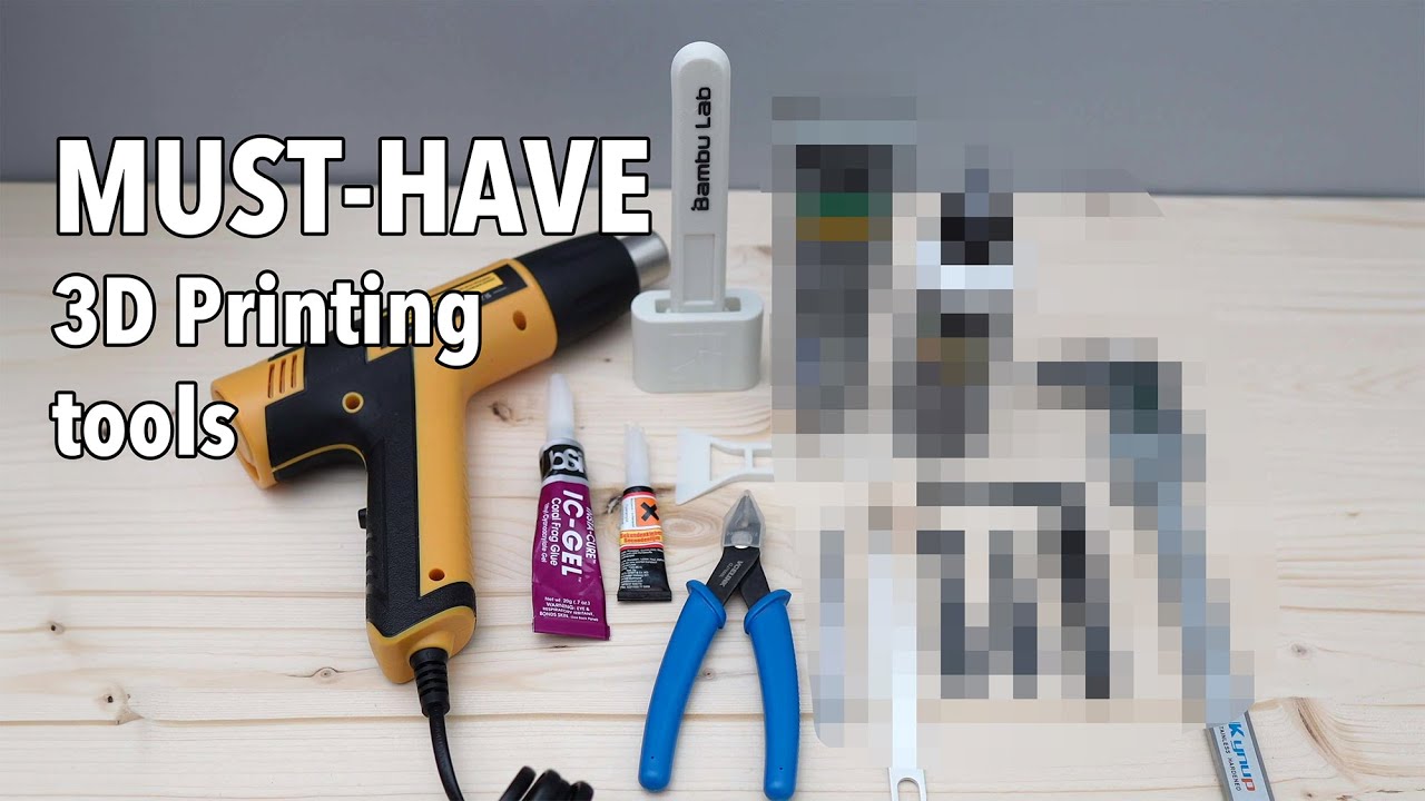 MUST-HAVE 3D printing tools for Absolute beginners!