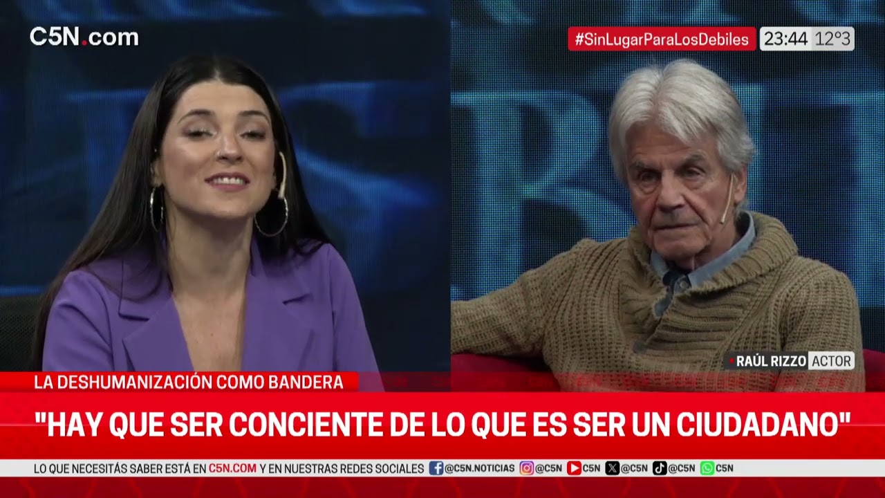 Entrevista al actor RAUL RIZZO en #SinLugarParaLosDebiles con Fernando Borroni - C5N