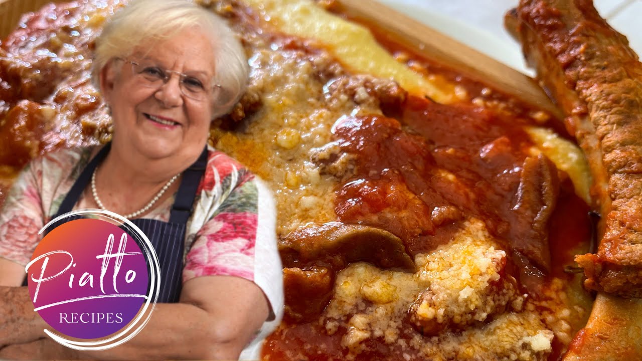 Italian Grandmas Make Soft, Perfect Polenta with Meat Sauce