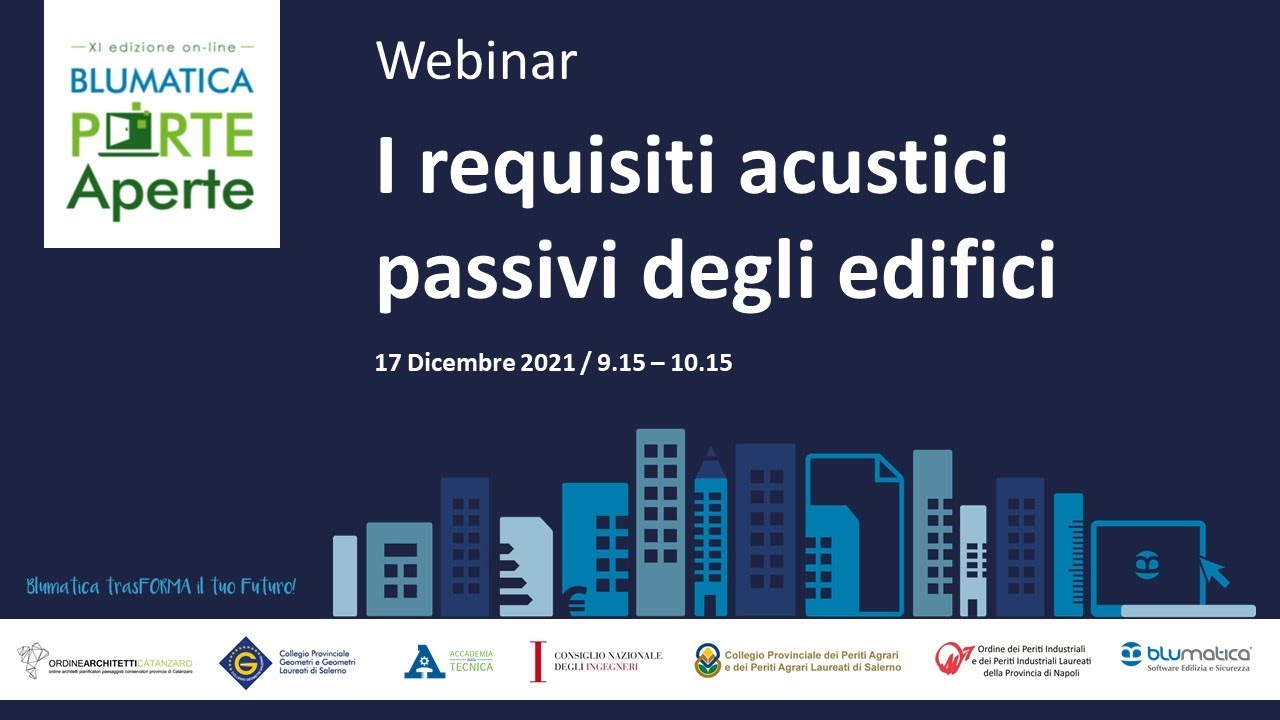 I requisiti acustici passivi degli edifici