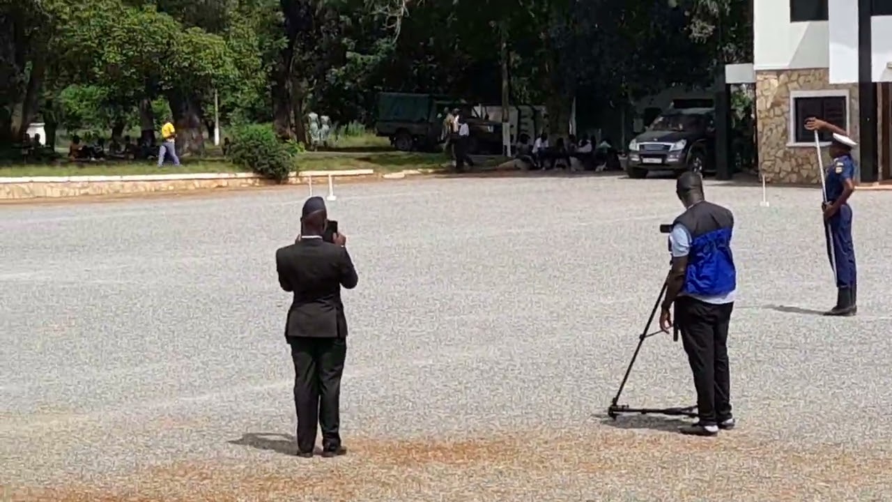 Drills day at Achimota Senior High School. Nationals Drills Competition.
