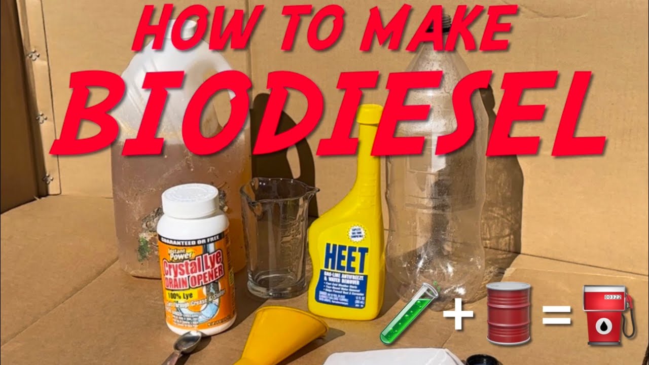 Easy To Make BIODIESEL, Convert Vegetable Oil