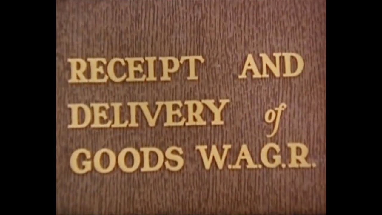Receipt and Delivery of Goods, Western Australian Government Railways, 1950
