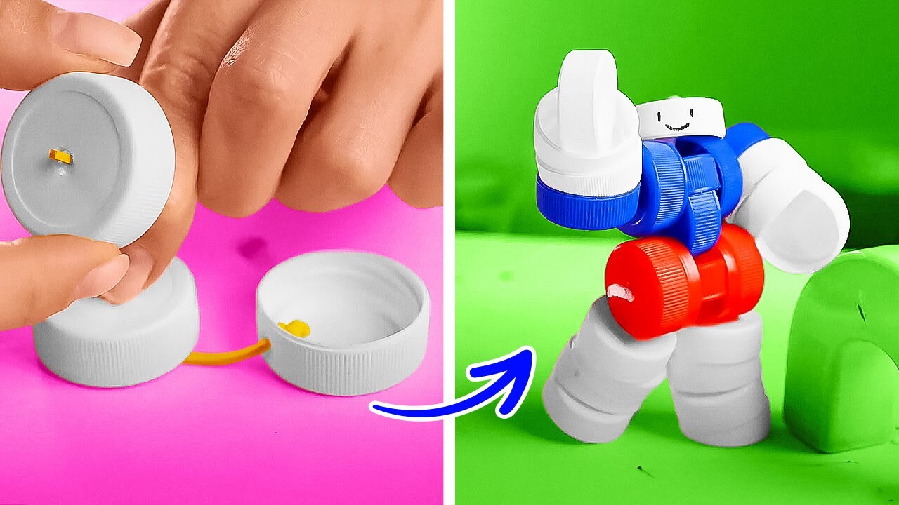 DES DÉCHETS À L'ÉMERVEILLEMENT 🤩 UN GÉNIE DU BRICOLAGE AVEC DES MATÉRIAUX RECYCLÉS ! 🗑️🎨