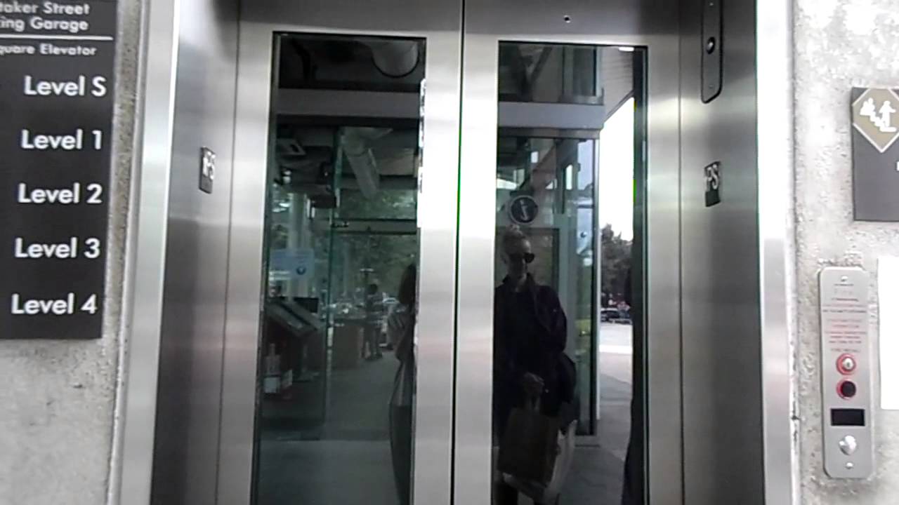 ThyssenKrupp elevator at Whitaker Street parking garage Savannah GA