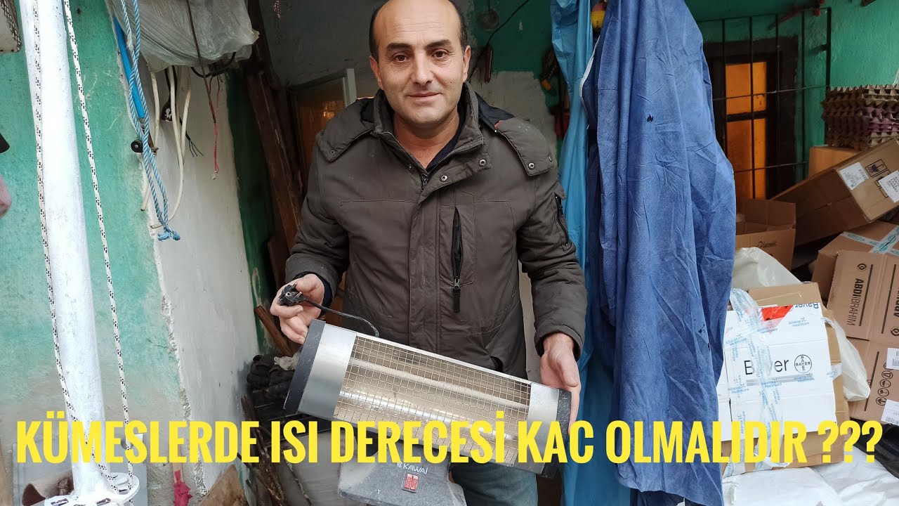 KÜMESLERDE ISI DERECESİ NASIL AYARLANIR !!! ISI KAÇ DERECE OLMALIDIR ?