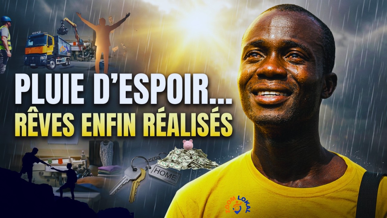 Pluie d'espoir - Les rêves de Tousaint enfin réalisés   #Toussaint #Pluisdespoir
