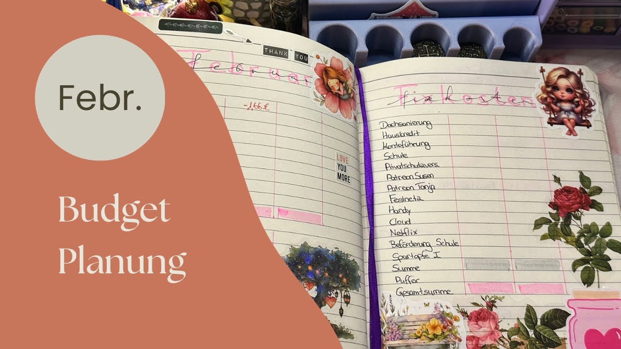 Budgetplanung für Februar | #budgeting #umschlagmethodegeldsparen #budgetplanung 