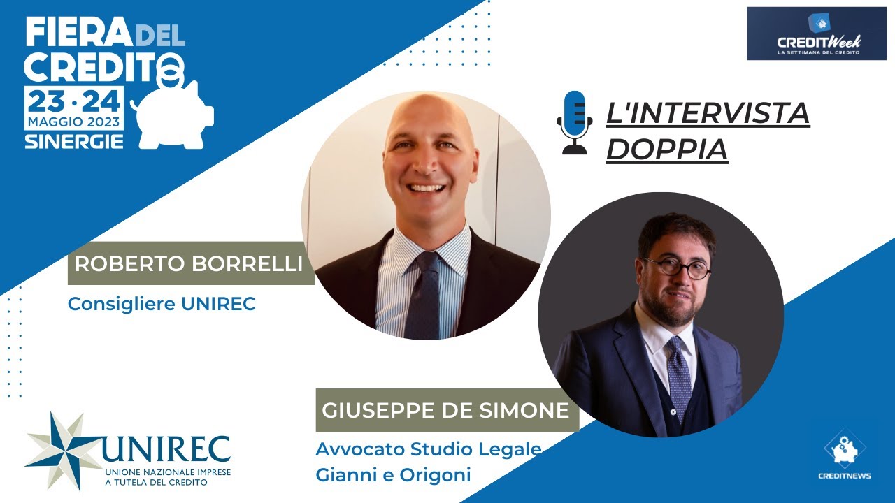 Credit Week 2023 - Sinergie Debora Bionda intervista Roberto Borrelli e Giuseppe De Simone
