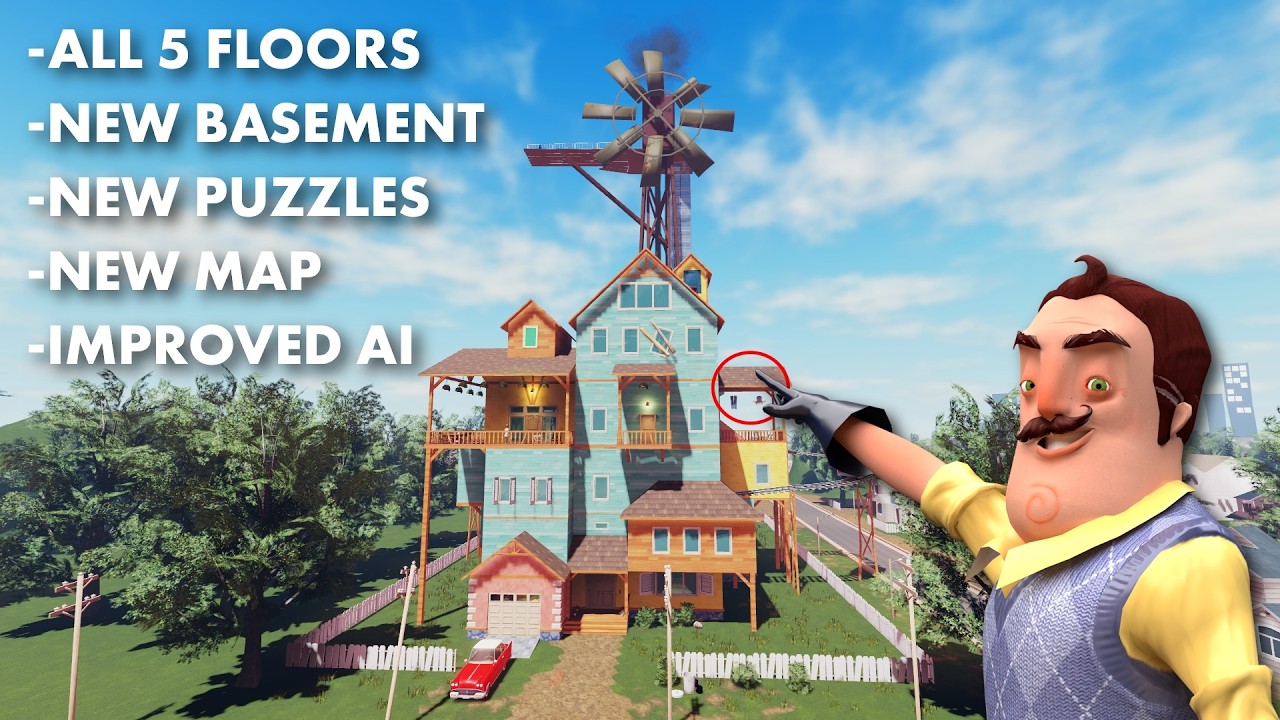 Hello Neighbor Lost To Serpent OVERHAUL Gameplay (No Commentary)
