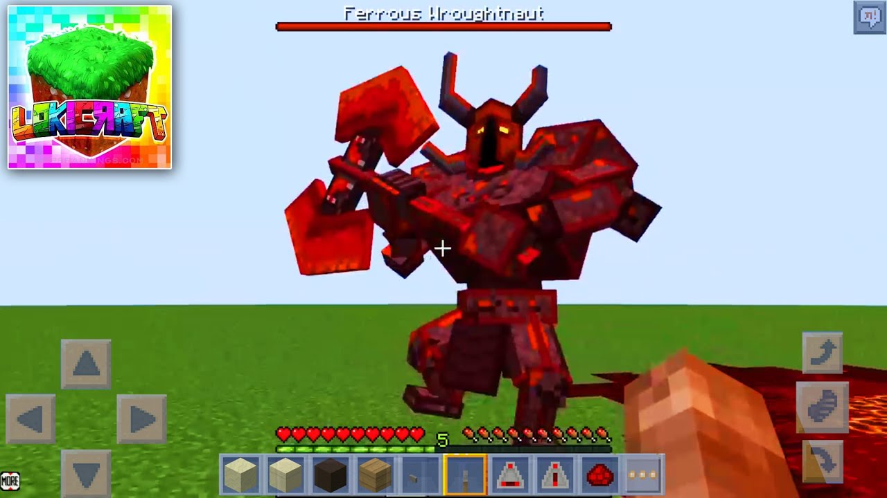 How to Spawn Nether Ferrous Wroughtnaut in Lokicraft