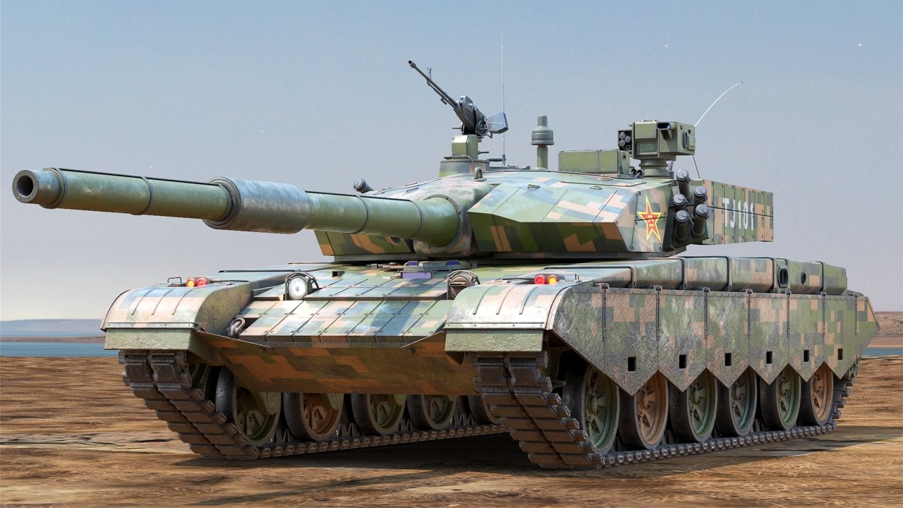 ZTZ Type 99 Chinese MBT 3D model PBR