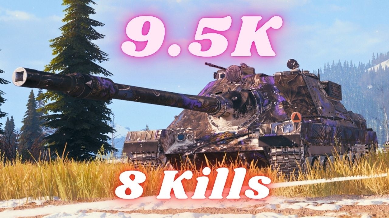Grom 9.5K Damage 8 Kills & 2x Grom World of Tanks #wot