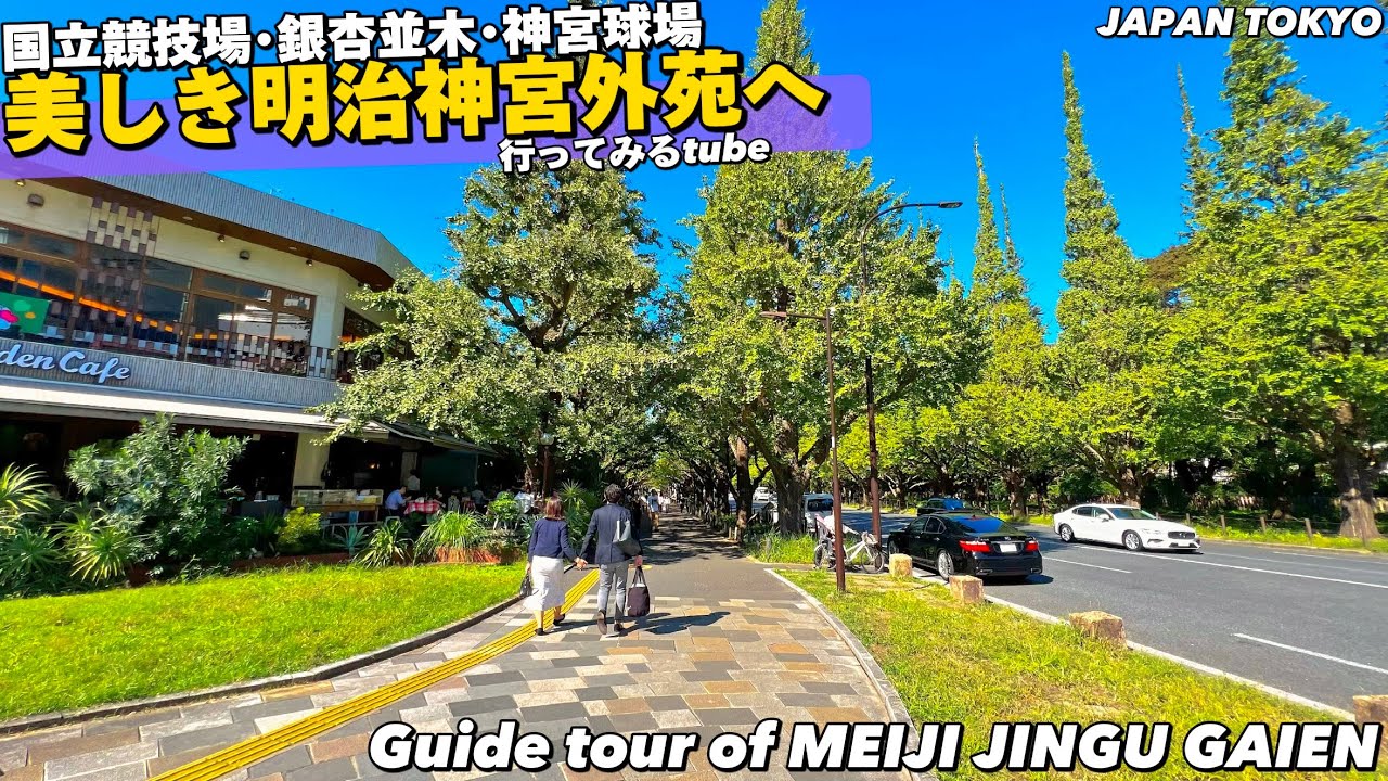 🌿【4K】明治神宮外苑.スポーツと文化の杜をぐるっと案内【銀杏紅葉|国立競技場|神宮球場|散歩】Around Meiji Jingu Gaien. Tokyo Travel