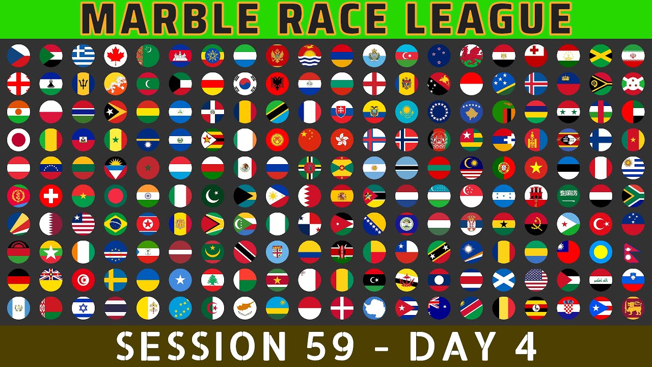 Marble Race League Session 59 Day 74 ~ 200 Countries