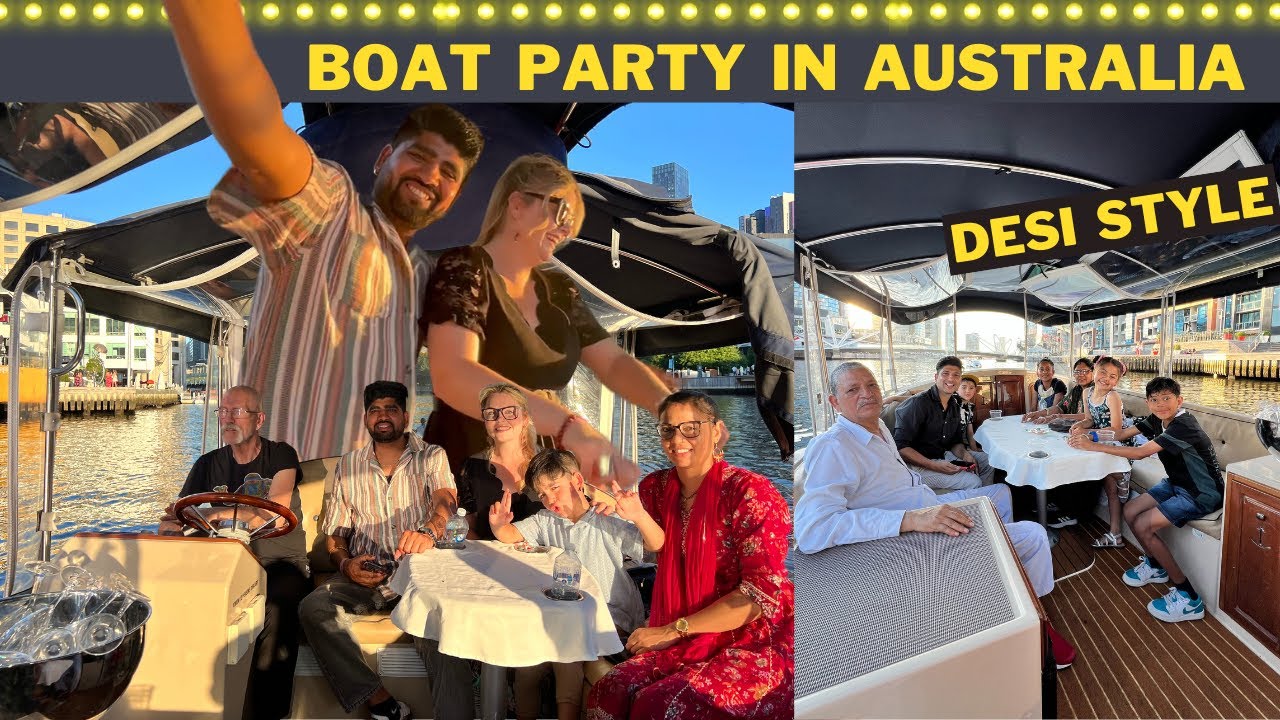 BOAT PARTY IN AUSTRALIA💃 DESI STYLE | CRAZY DANCE PARTY