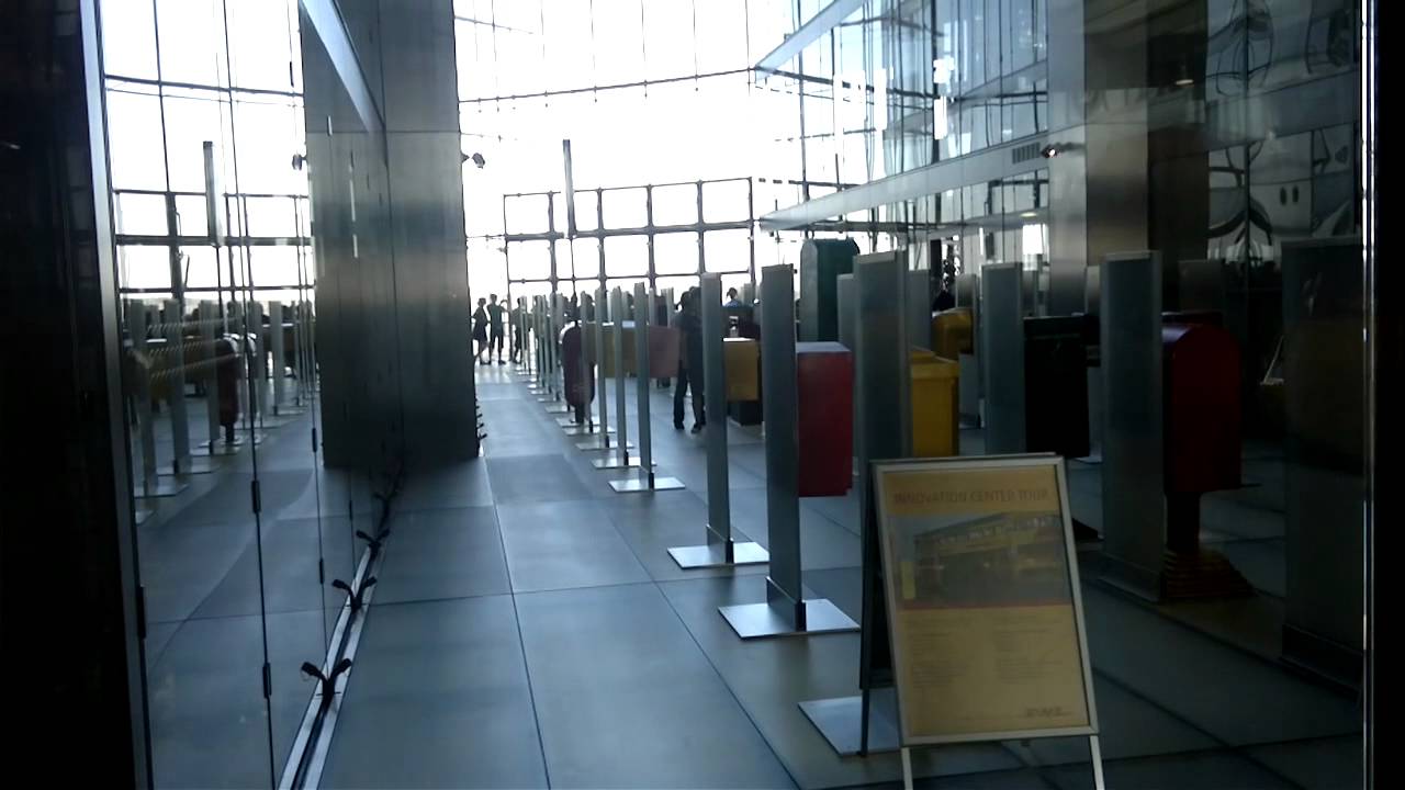 Post Tower Bonn - Elevator Video in HD (Aufzug)