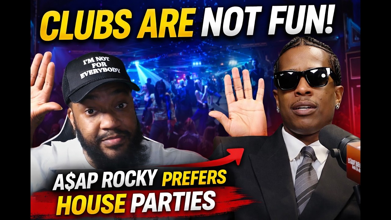 A$AP Rocky Says Clubs Aren't Fun anymore?!