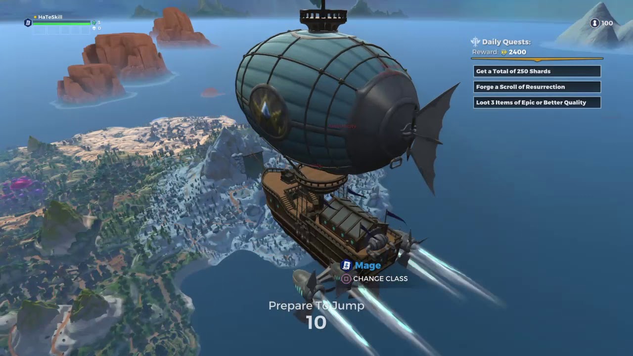 Ninja playing realm royale