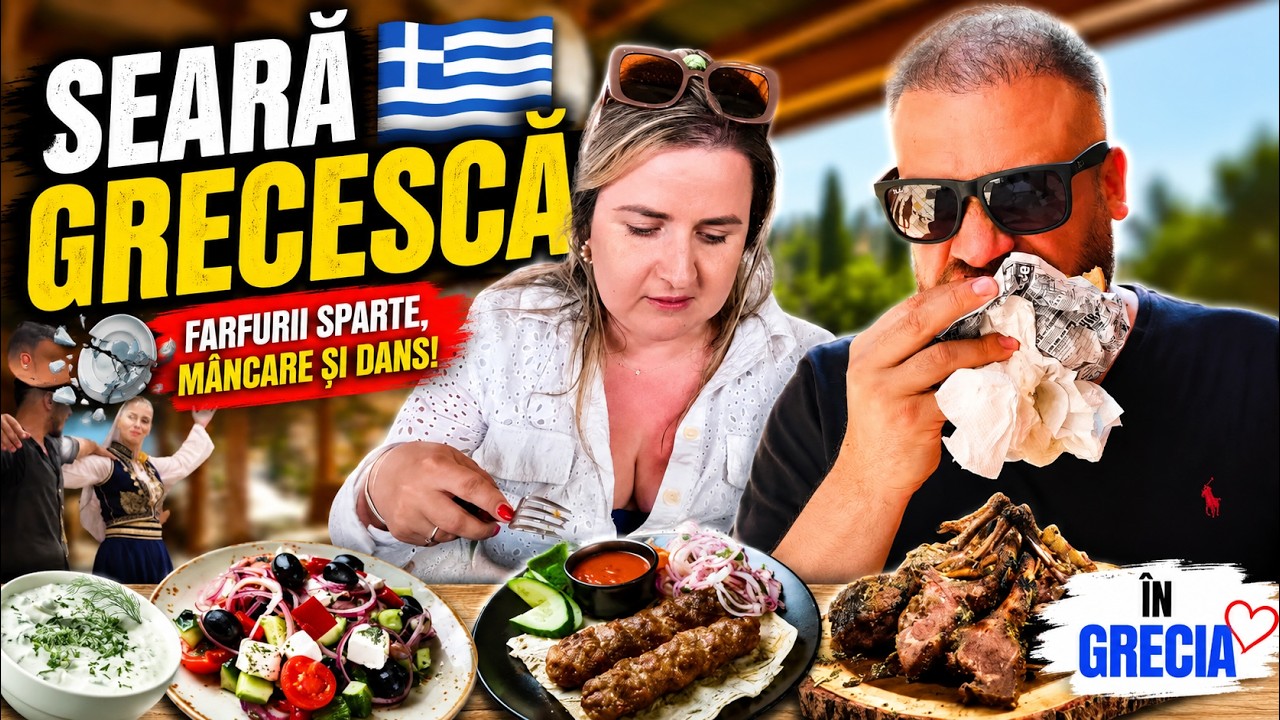 Am trăit o SEARĂ GRECESCĂ autentică! 🍷 Dansuri, mâncare și farfurii sparte în GRECIA