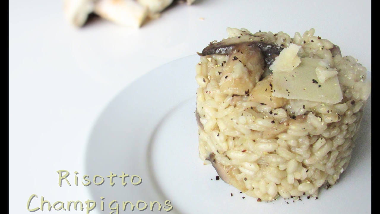 Risotto Onctueux aux Champignons et  Parmesan