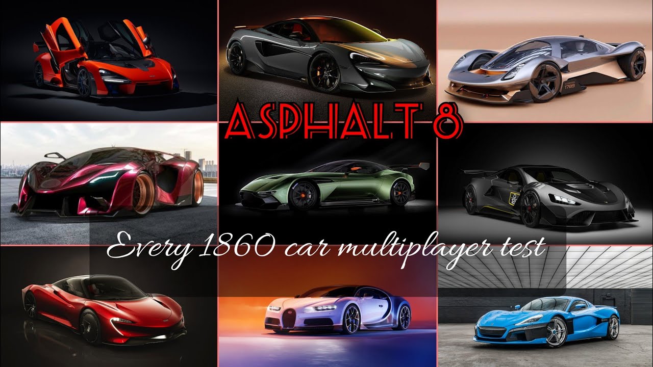 Asphalt 8 | Every 1860 car mp Test✅