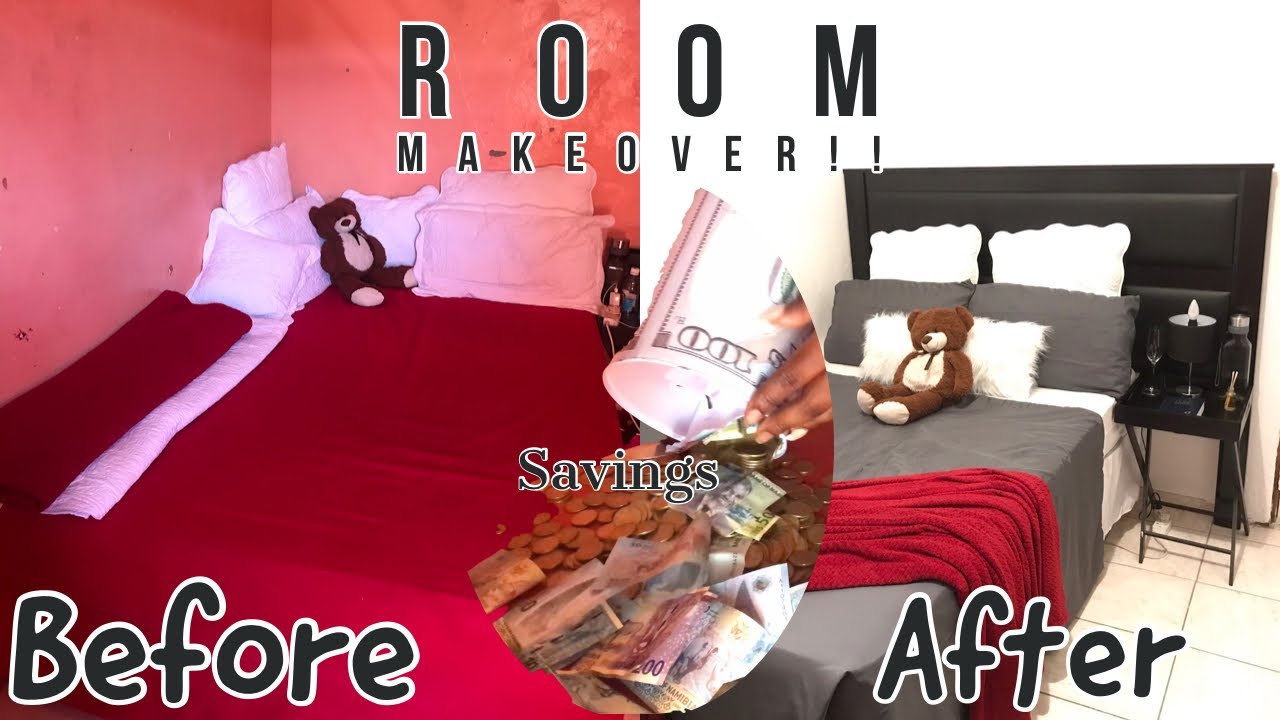 Room Makeover|| Room Transformation||Room Tour||Easy way to save up money 💰 Namibian YouTuber🇳🇦||