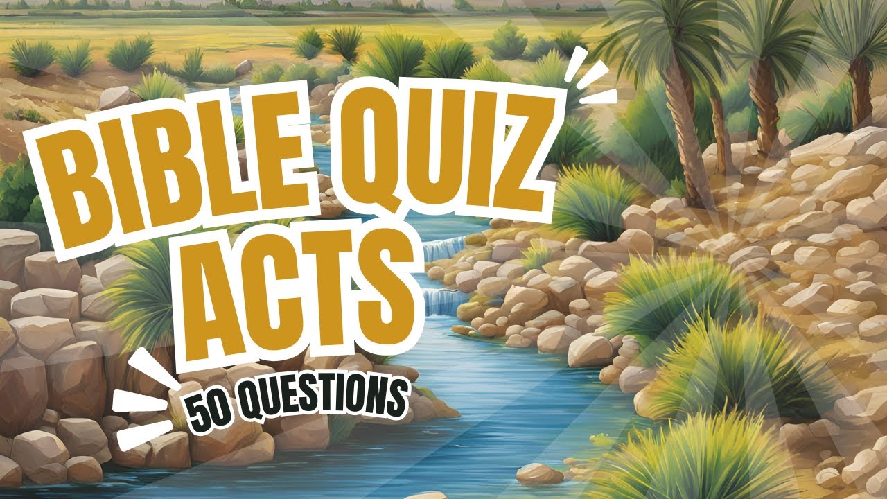 🕊️ Bible Quiz: Acts of the Apostles 📖 | Test Your Knowledge on the Early Church!