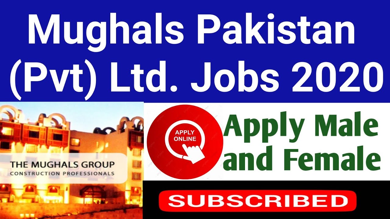 Mughals Pakistan (Pvt) Jobs 2020 | Pakistan Jobs Explore