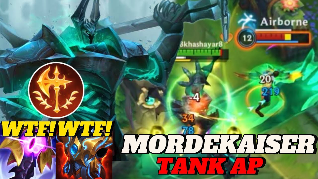 Wild Rift Mordekaiser Top Lane Insane carry, 1vs5 Build And Runes.