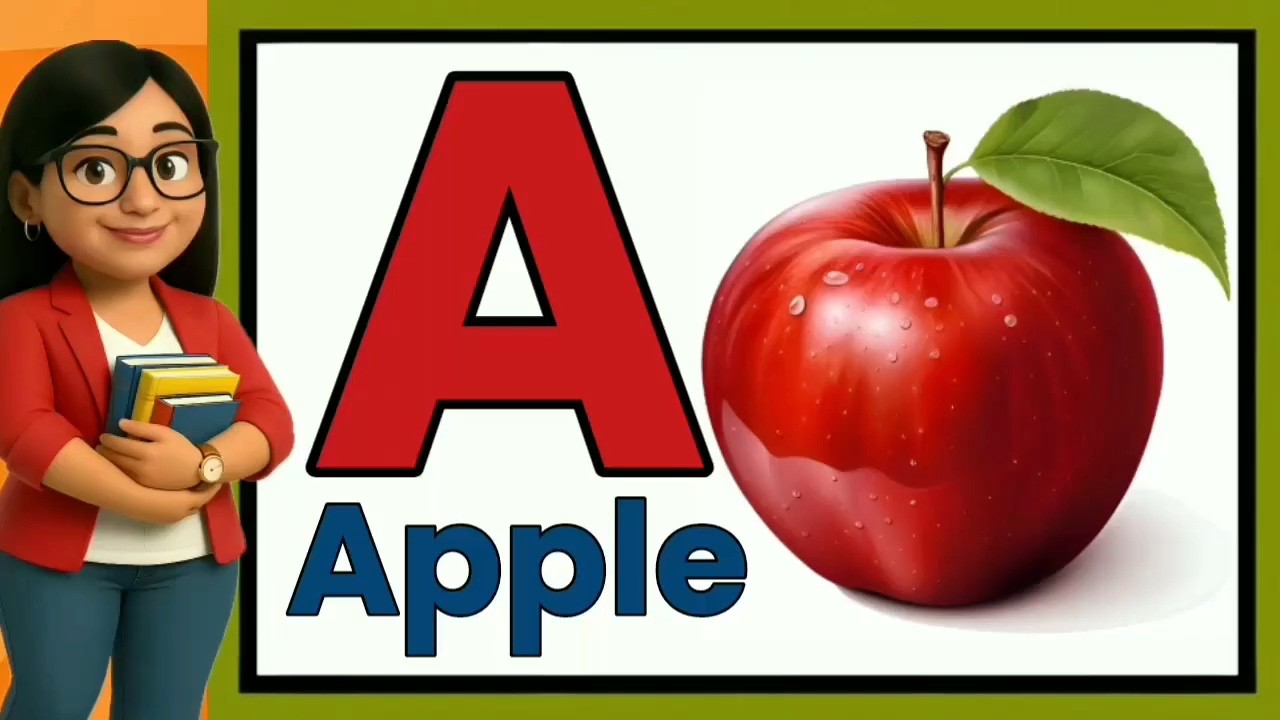 Phonics Song 2 with TWO Words in 3D - A For Airplane - ABC Alphabet Songs with Sounds for Children