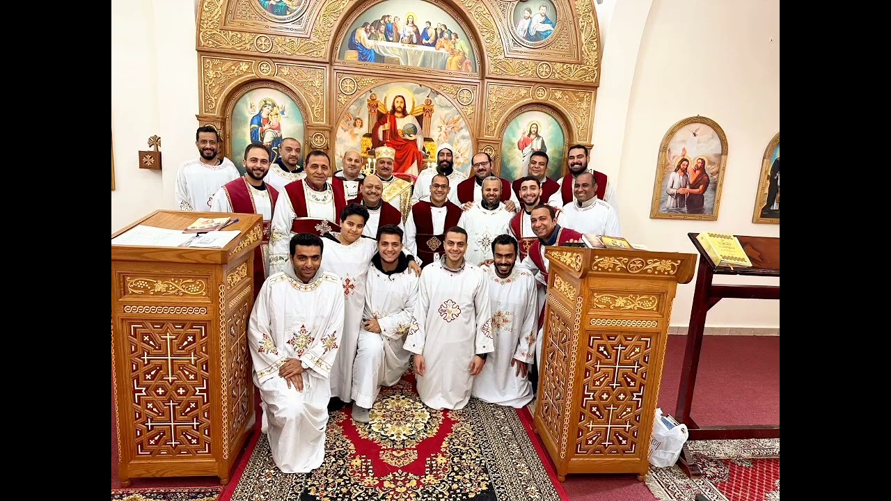 القداس الالهي( قبطي)لأبونا يسطس يحنس القصير  بالاشتراك مع خورس شمامسة العدرا والانبا شنوده 