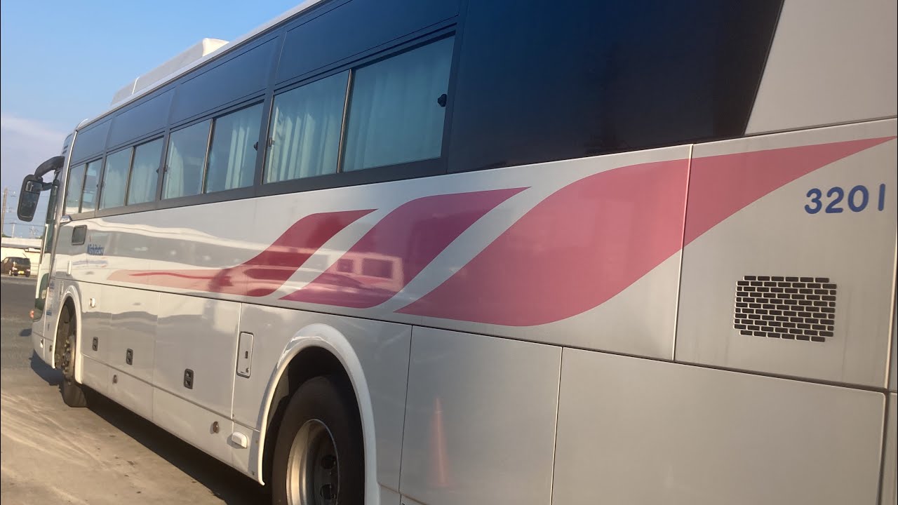 高速バス車窓 福岡(西鉄天神高速BT)→佐賀駅BC・佐賀第二合同庁舎/ わかくす号(西鉄)/ 西鉄天神高速BT1613発