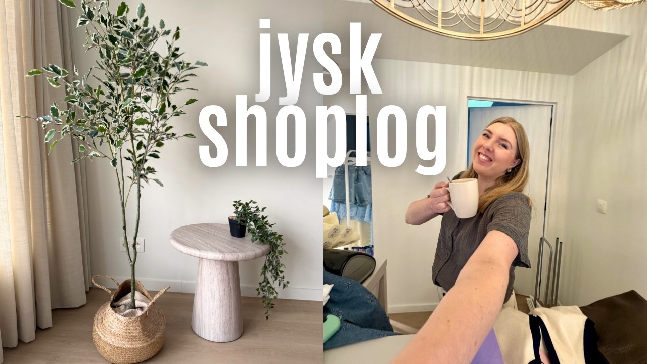 Weekvlog | Vrije dag, nieuwe collectie fotograferen & JYSK shoplog 🤍
