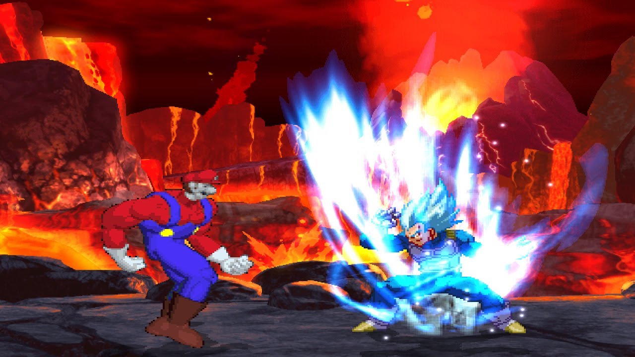 SUPER SMASH BROS. MARIO VS. DRAGON BALL SS BLUE VEGETA: Ultimate Showdown!