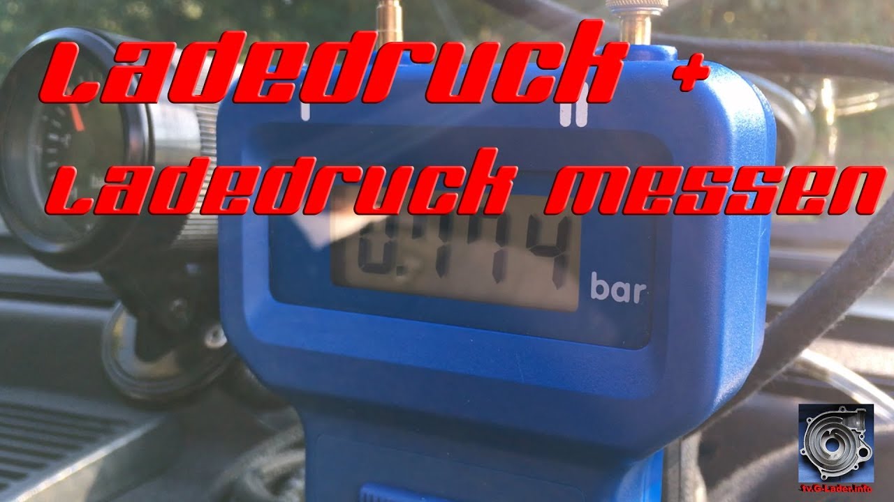 Ladedruck + Ladedruck messen | VW Polo G40 | VDO analog und VAG1397A