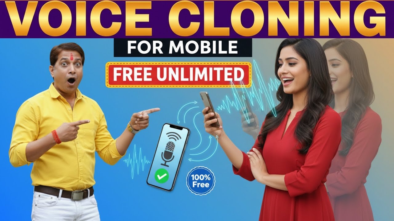 Voice Cloning AI Free Unlimited for Mobile & PC: Google Colab AI Voice Cloning Free Tutorial 🎤