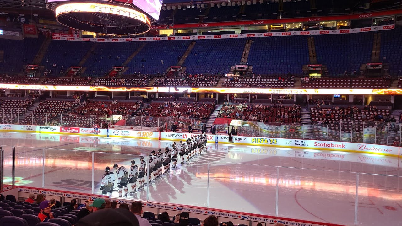 Calgary Hitmen Home Opener: Opening Video & Player Introductions 2021-22 Season
