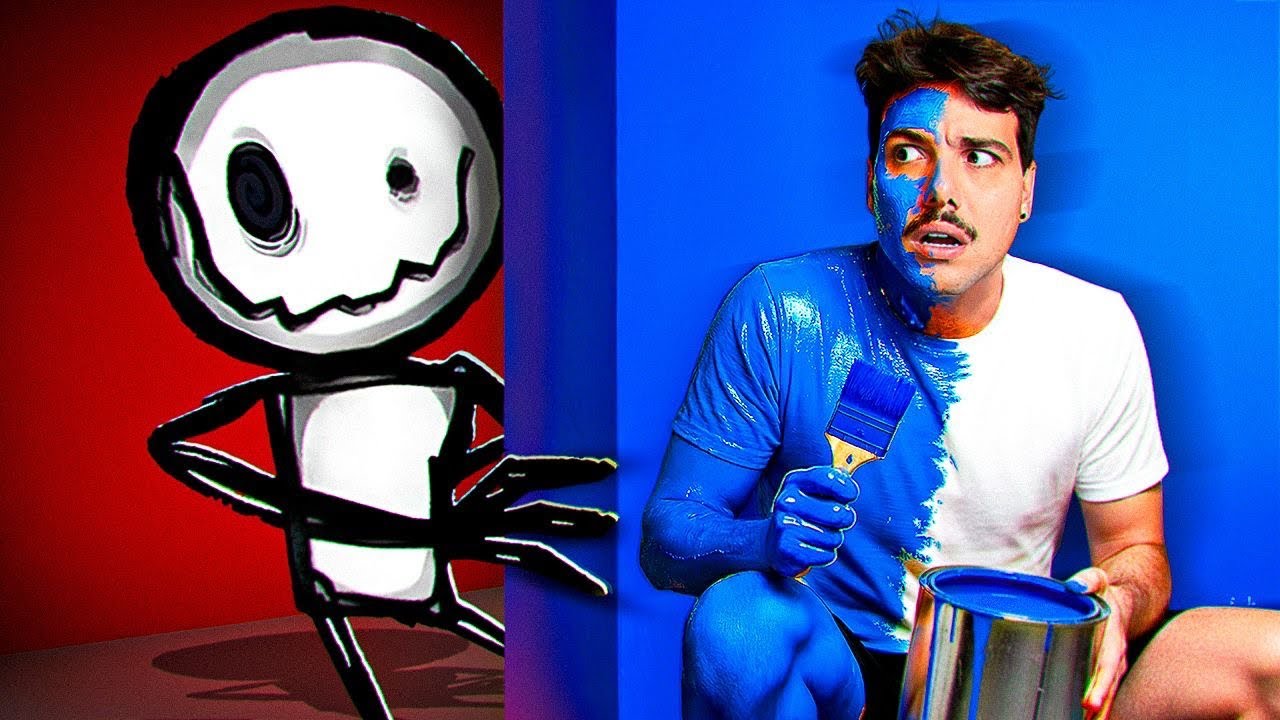 eu só PRECISO ficar da mesma cor da parede, se não…