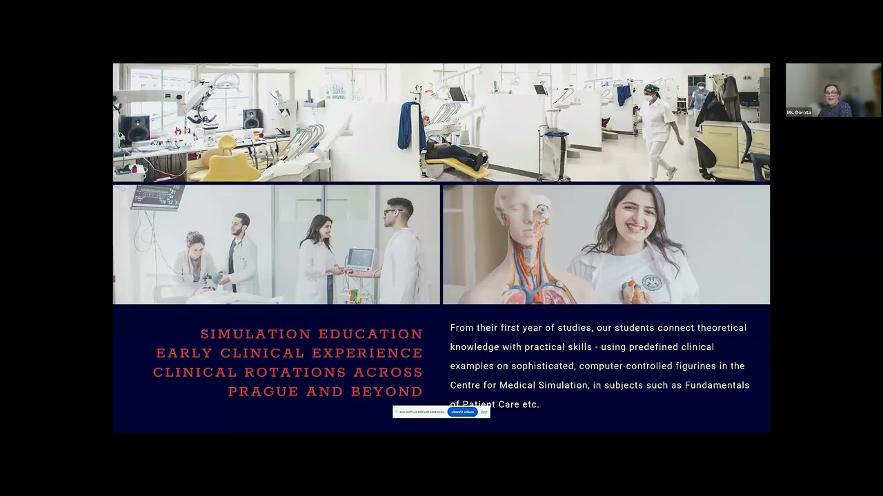 Webinar with First Faculty of Medicine, Charles University