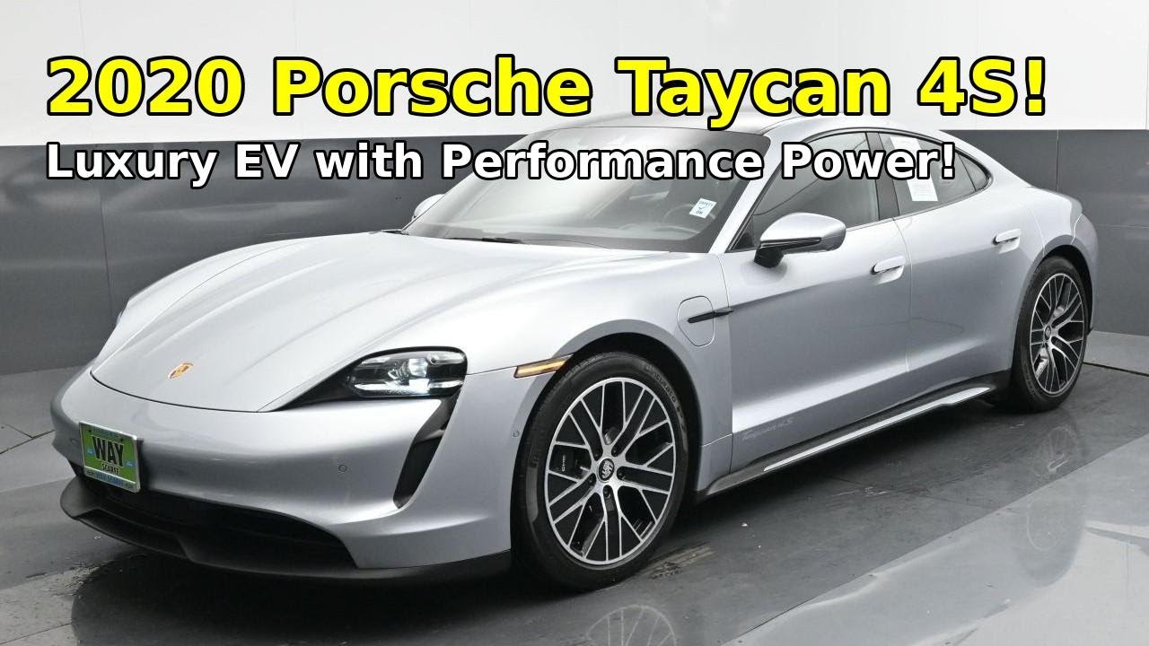 2020 Porsche Taycan 4S Walkaround – Stunning Silver EV with Premium Package!
