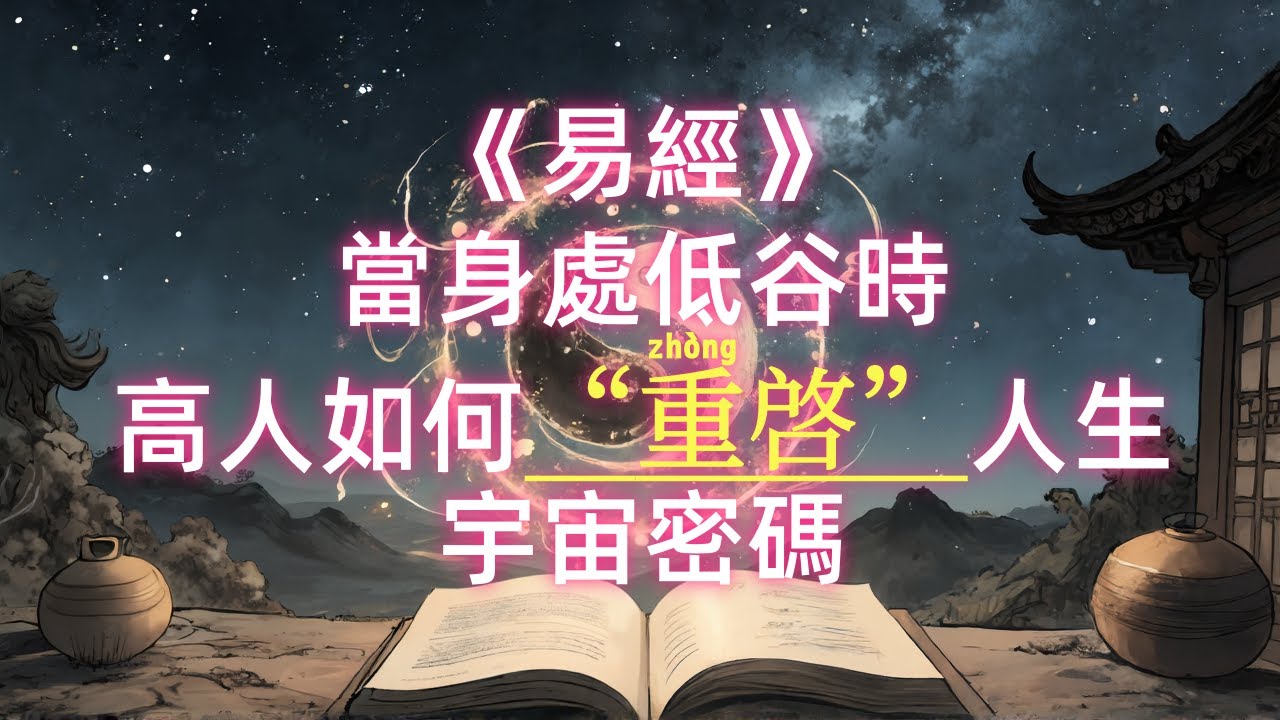 《易經》身處低谷時，高人是如何“重啓”人生的宇宙密碼？揭開“否極泰來”的封印！
