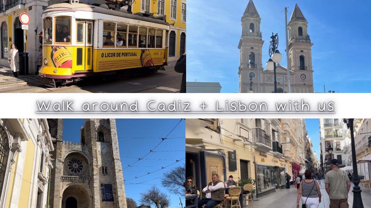 Cadiz + Lisbon Vlog | Walk around with us | The Beauty Guru on Tour