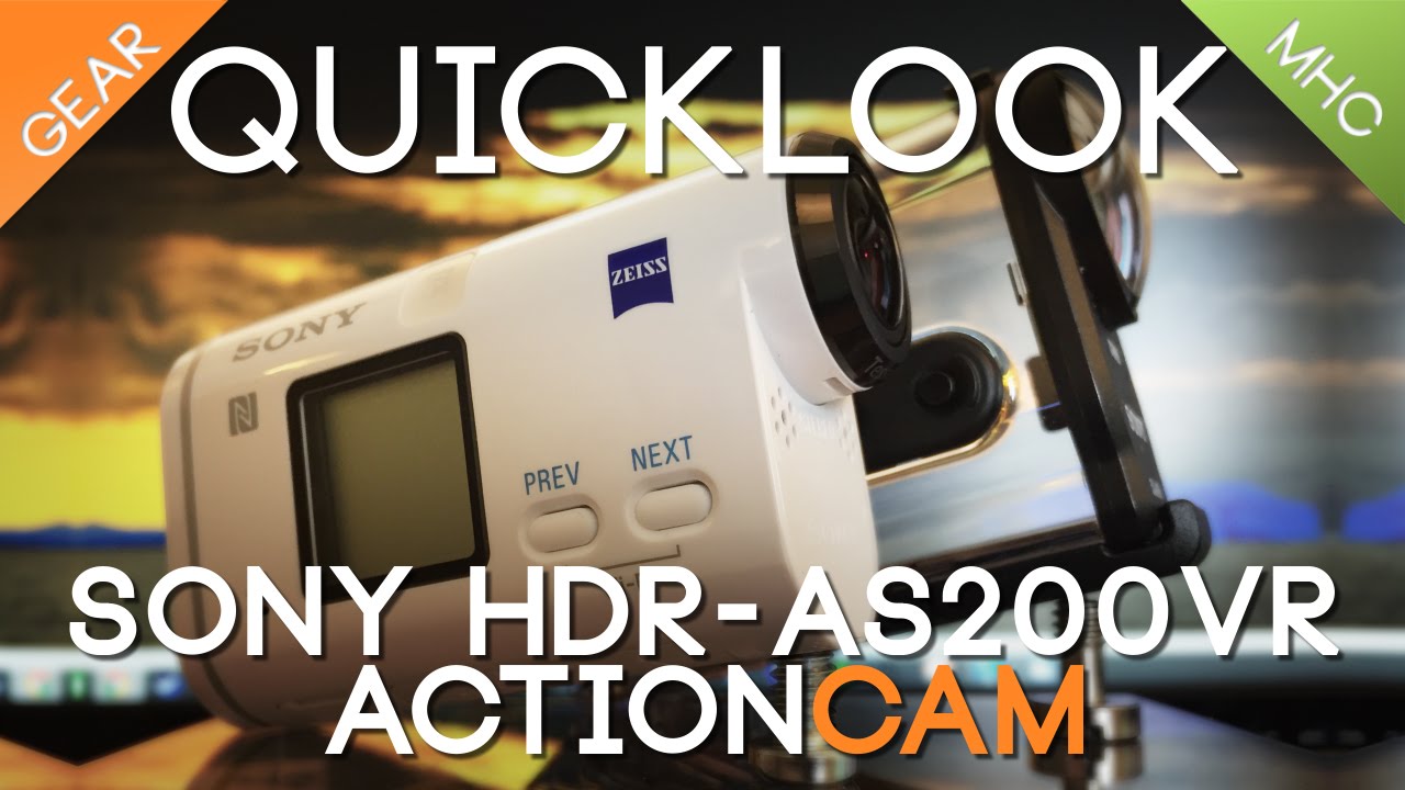 Quicklook Sony HDR-AS200V Part 1 Hardware