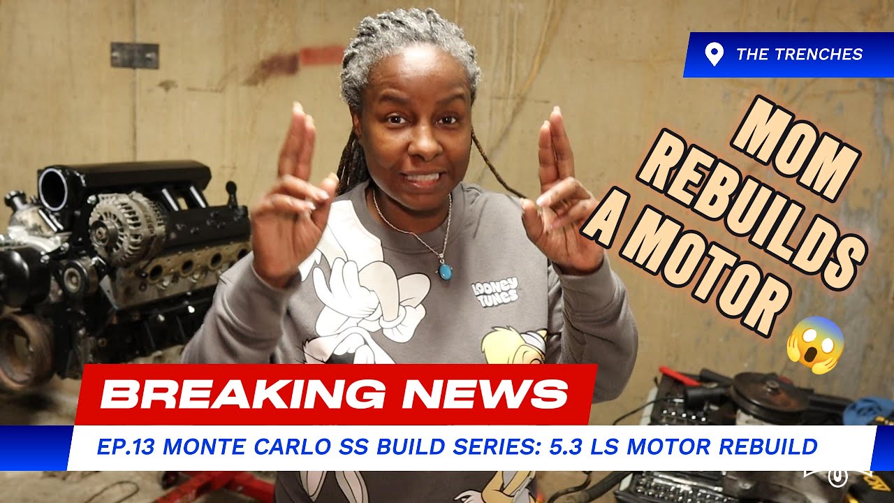 Эпизод 13: Моя мама помогает перебрать двигатель 🫶🏾🛠️ | Серия видеороликов о сборке Monte Carlo S...