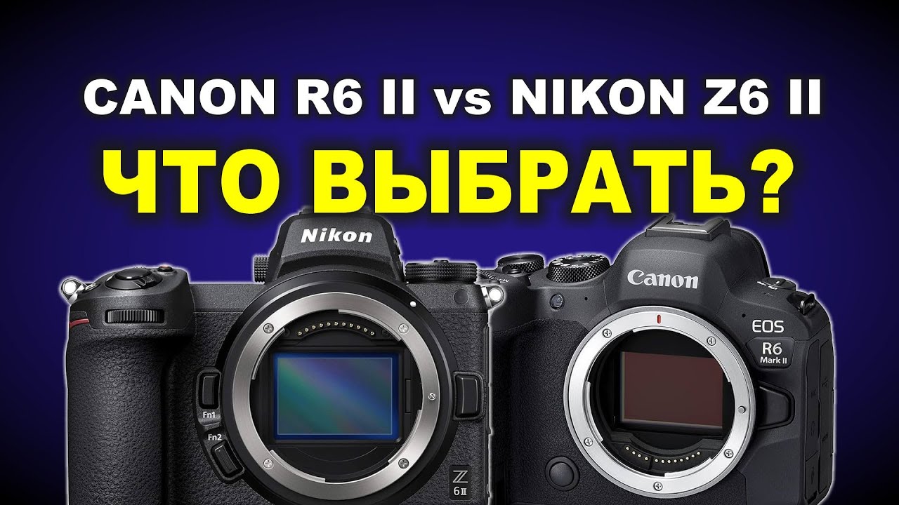 Что выбрать: Canon R6 II или Nikon Z6 II?