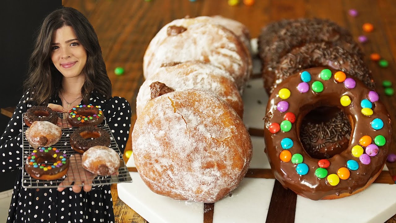 O MELHOR DONUTS DO MUNDO! (redondo e com furo no meio) | TPM por Ju Ferraz