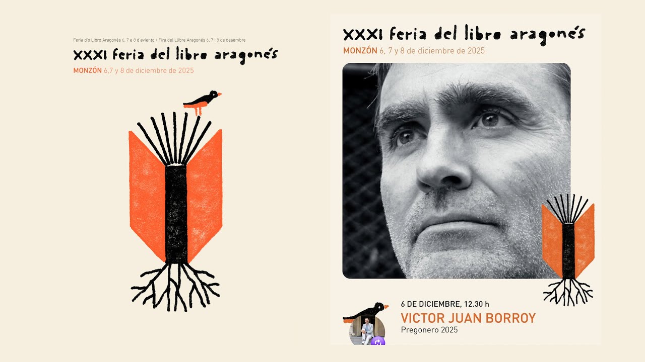 El escritor Víctor Juan  ha descubierto su monolito en el Paseo de las Letras Aragonesas