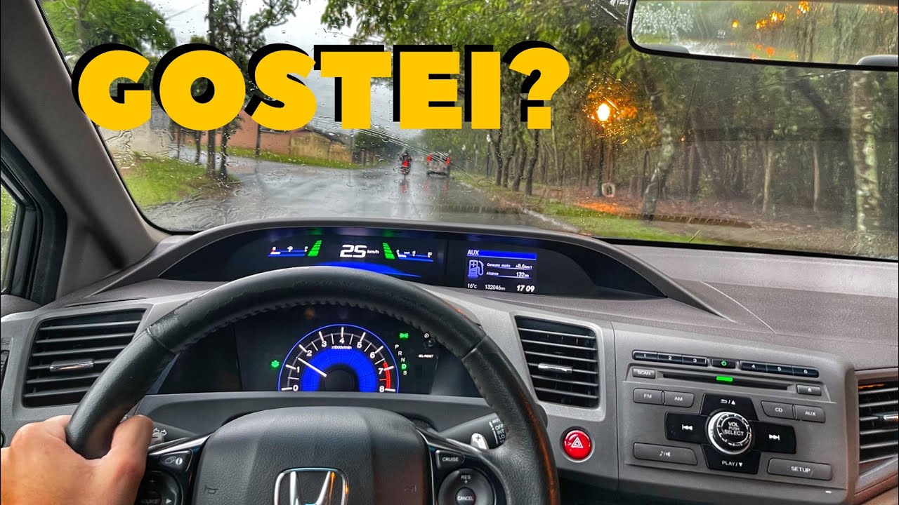 PRIMEIRAS IMPRESSÕES DO MEU NOVO HONDA CIVIC G9 | É BOM?