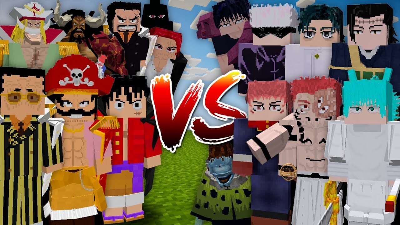 Strongest One Piece Characters vs Strongest Jujutsu Kaisen Characters